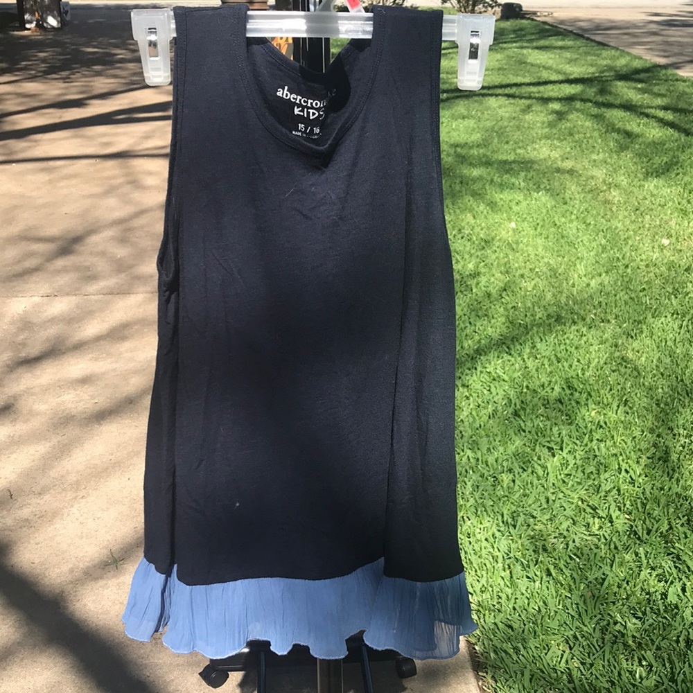 Abercrombie Girl’s Navy Blue Sleeveless Top
